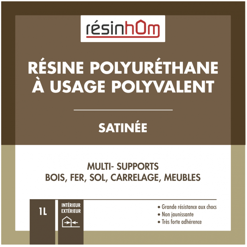 Résine exterieur polyuréthane, grande étanchéité, Résinhom - RESINHOM