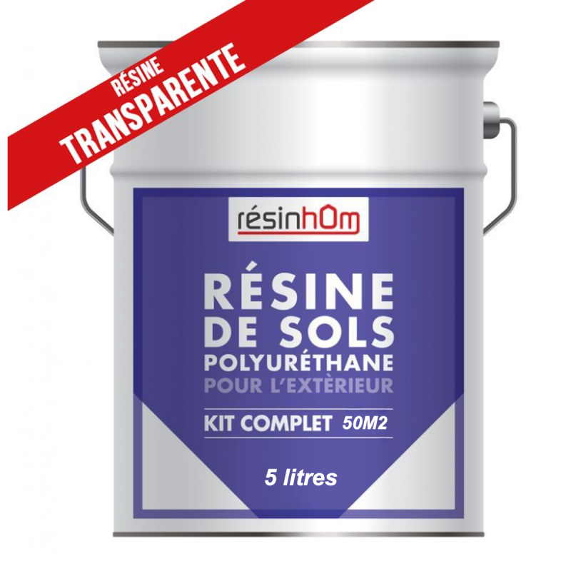 Résine exterieur polyuréthane, grande étanchéité, Résinhom - RESINHOM