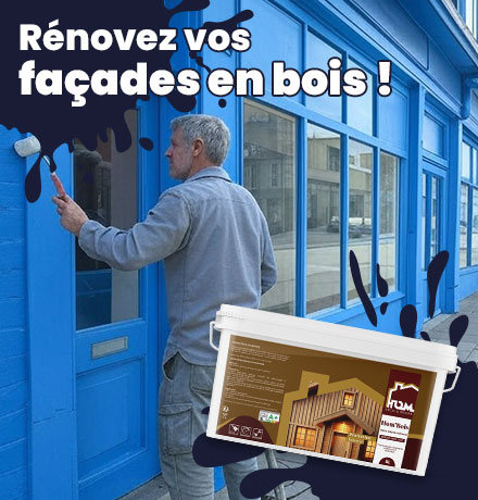 facade en bois